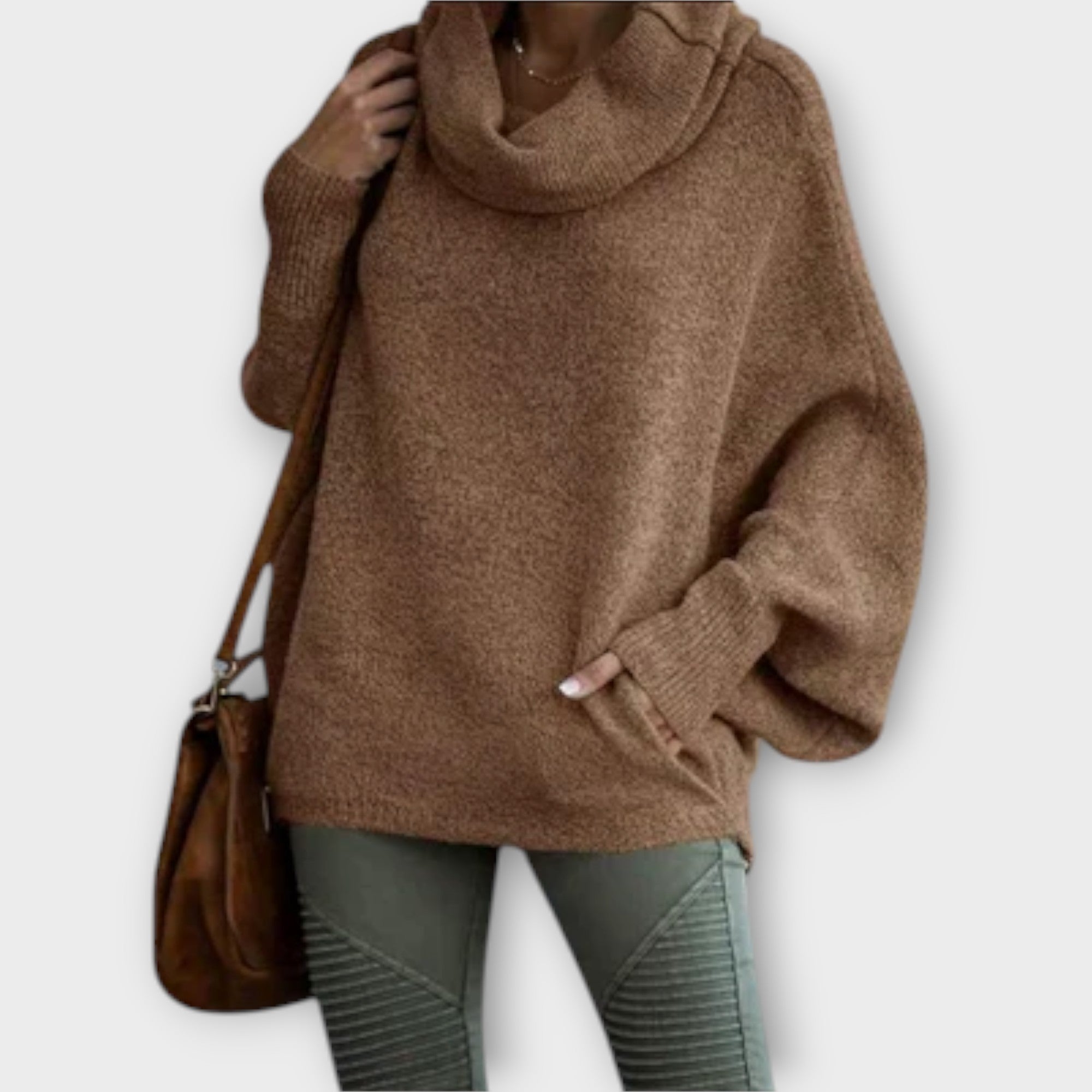 Jorra™ - Maglione elegante con imbottitura in tessuto