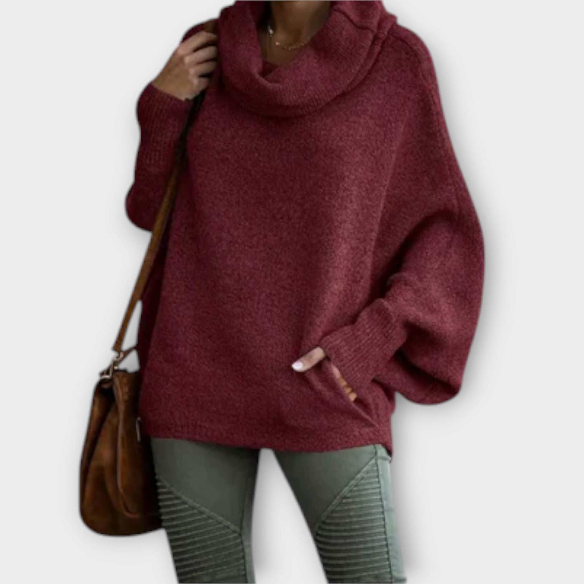 Jorra™ - Maglione elegante con imbottitura in tessuto