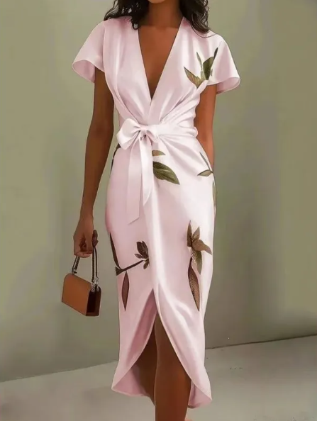 Elin™ | Elegante stampa floreale con stampa floreale