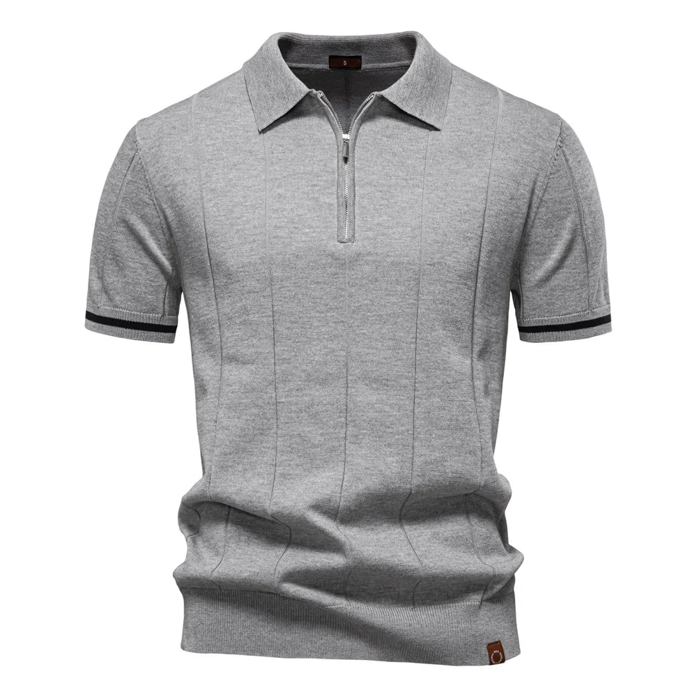 Bram | Zomerse Polo met Rits
