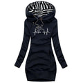Julia | Stijlvolle Lange Winter jurk/trui