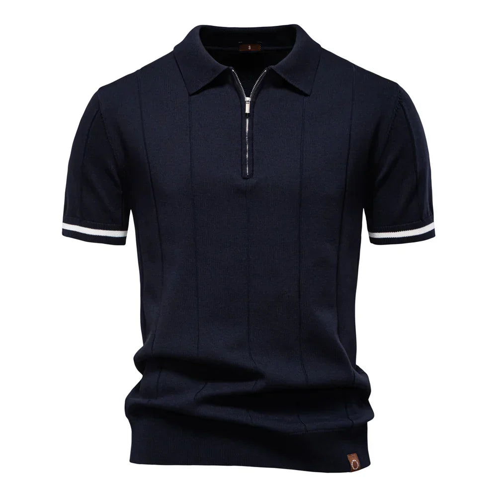 Bram | Zomerse Polo met Rits