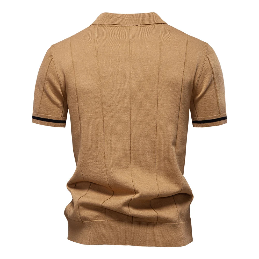 Bram | Zomerse Polo met Rits