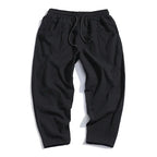 Laluna® | Cropped Katoenen/Linnen Broek