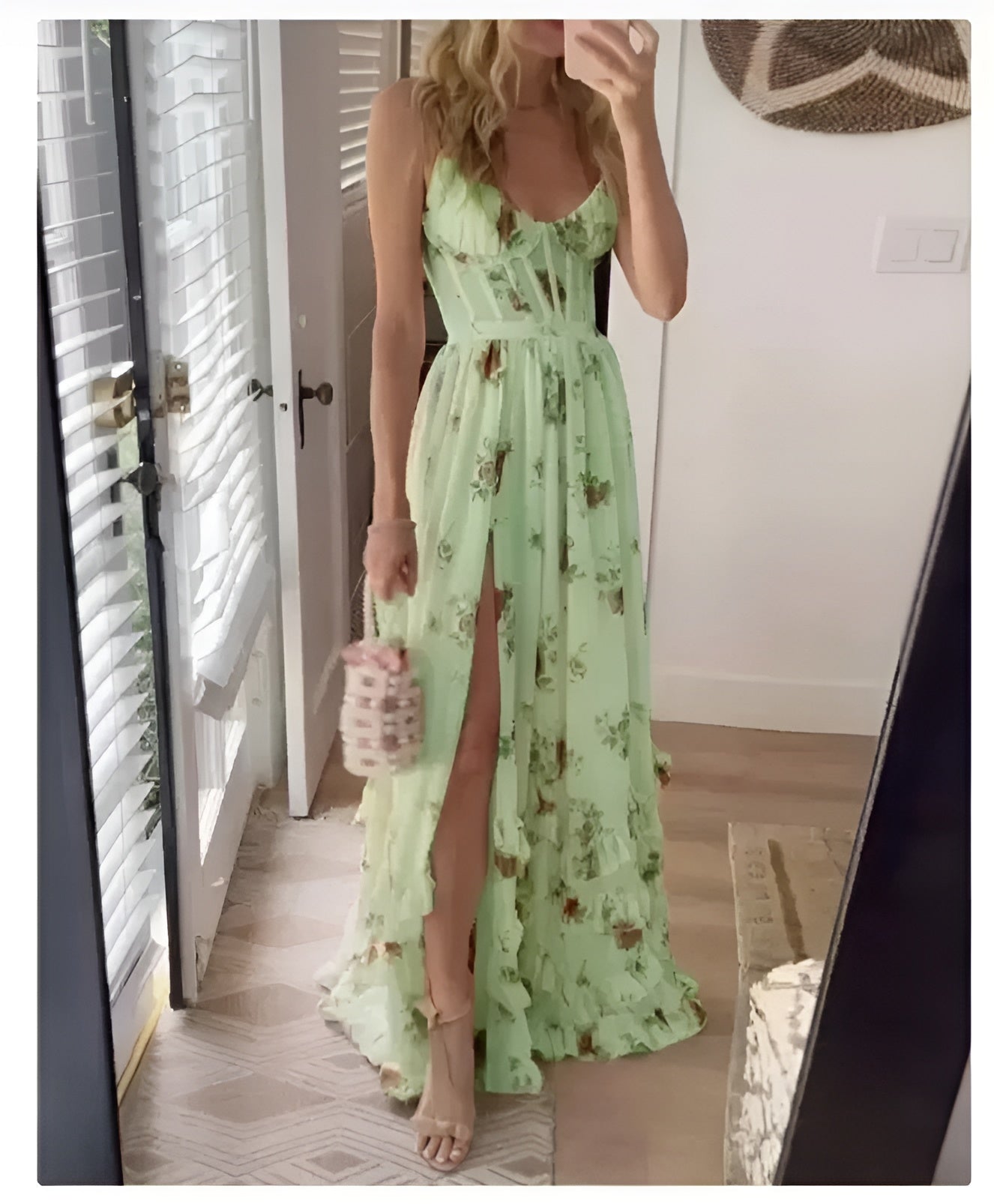 Anna | Lange jurk met bloemen