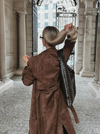 LALUNA® | TRENCH IN FINTO CAMOSCIO