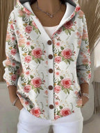 Paola | Cardigan con Fantasia Artistica