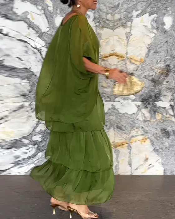 Femke | Elegante Lange Luchtige Jurk