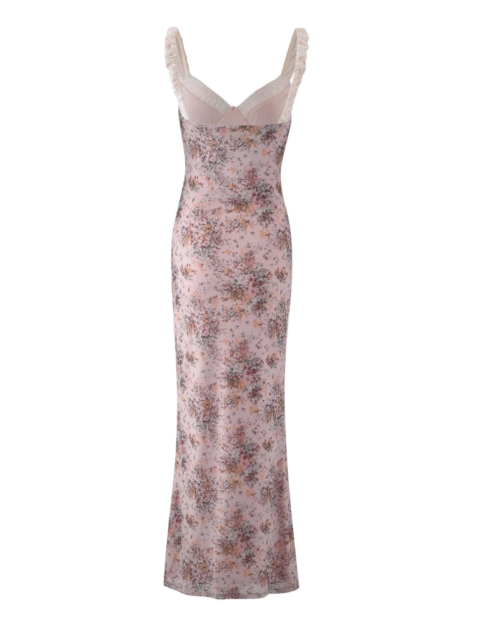 Ester | Roze Camouflage Bloemenjurk