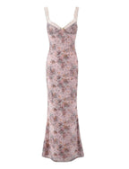 Ester | Roze Camouflage Bloemenjurk