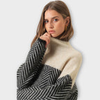 Roberta™ - Maglione Blød rullekraves