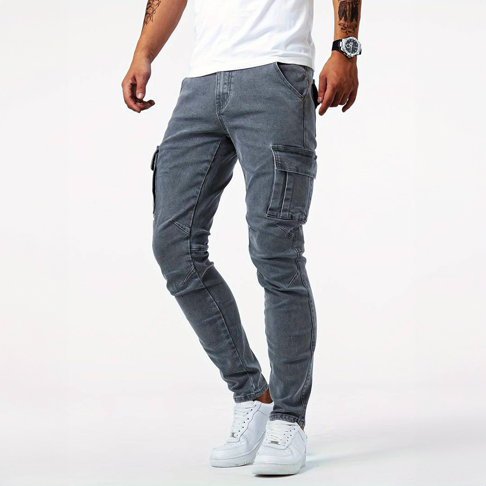 Laluna® | Jeans cargo elasticizzati