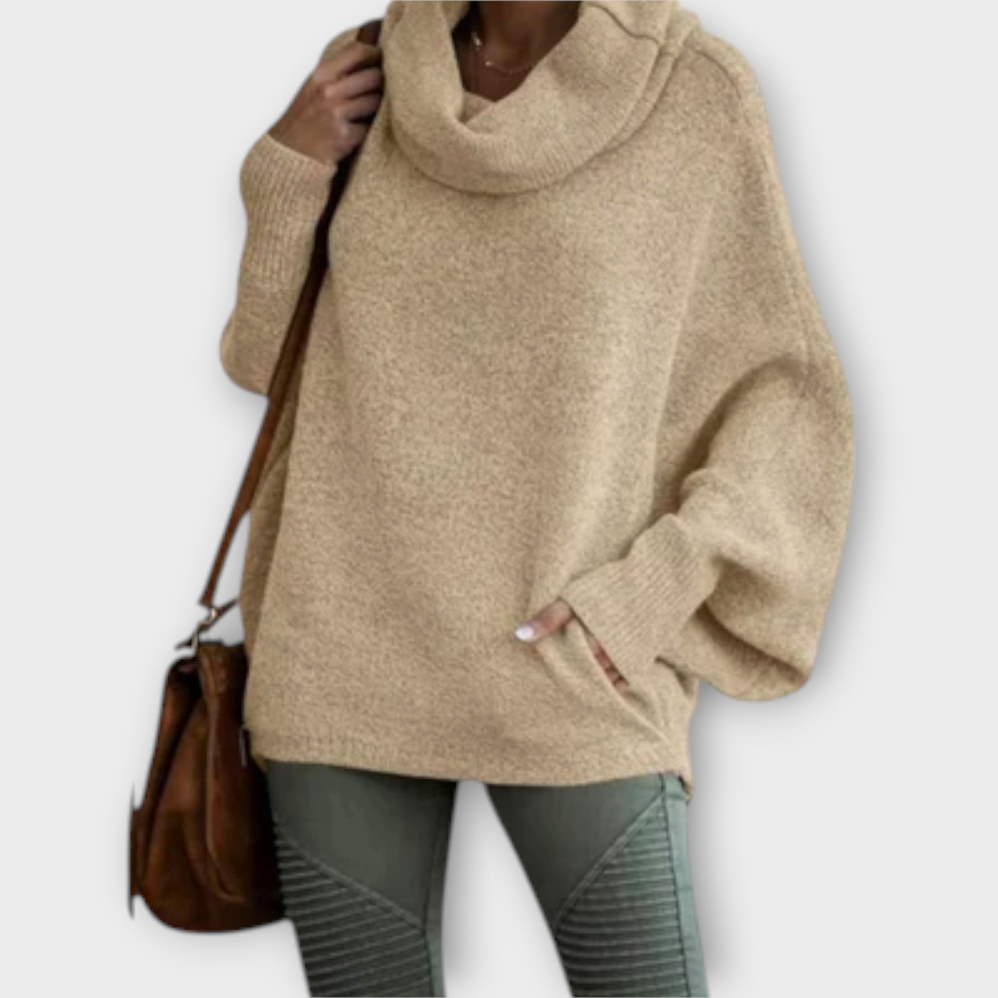 Jorra™ - Maglione elegante con imbottitura in tessuto