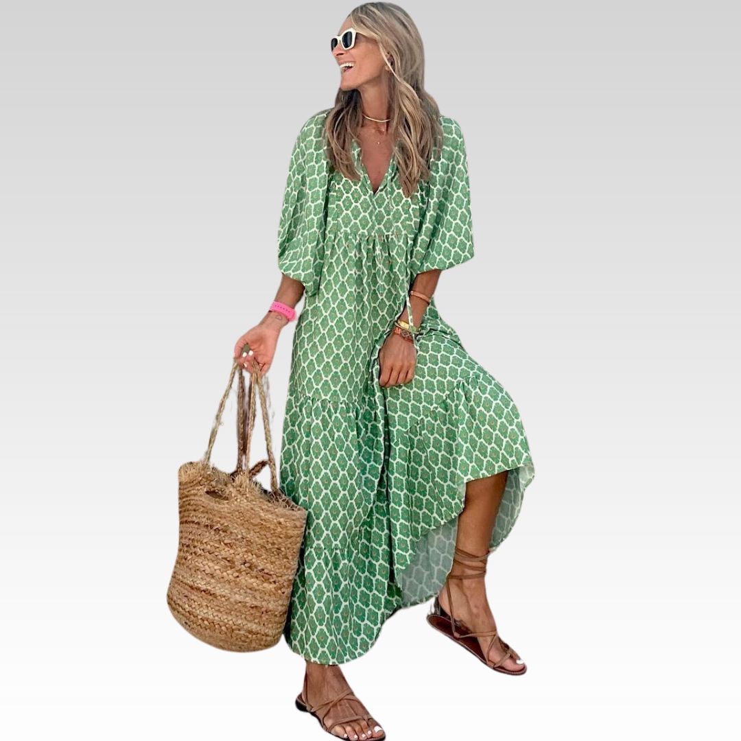 Isabel | Lange Boho Jurk