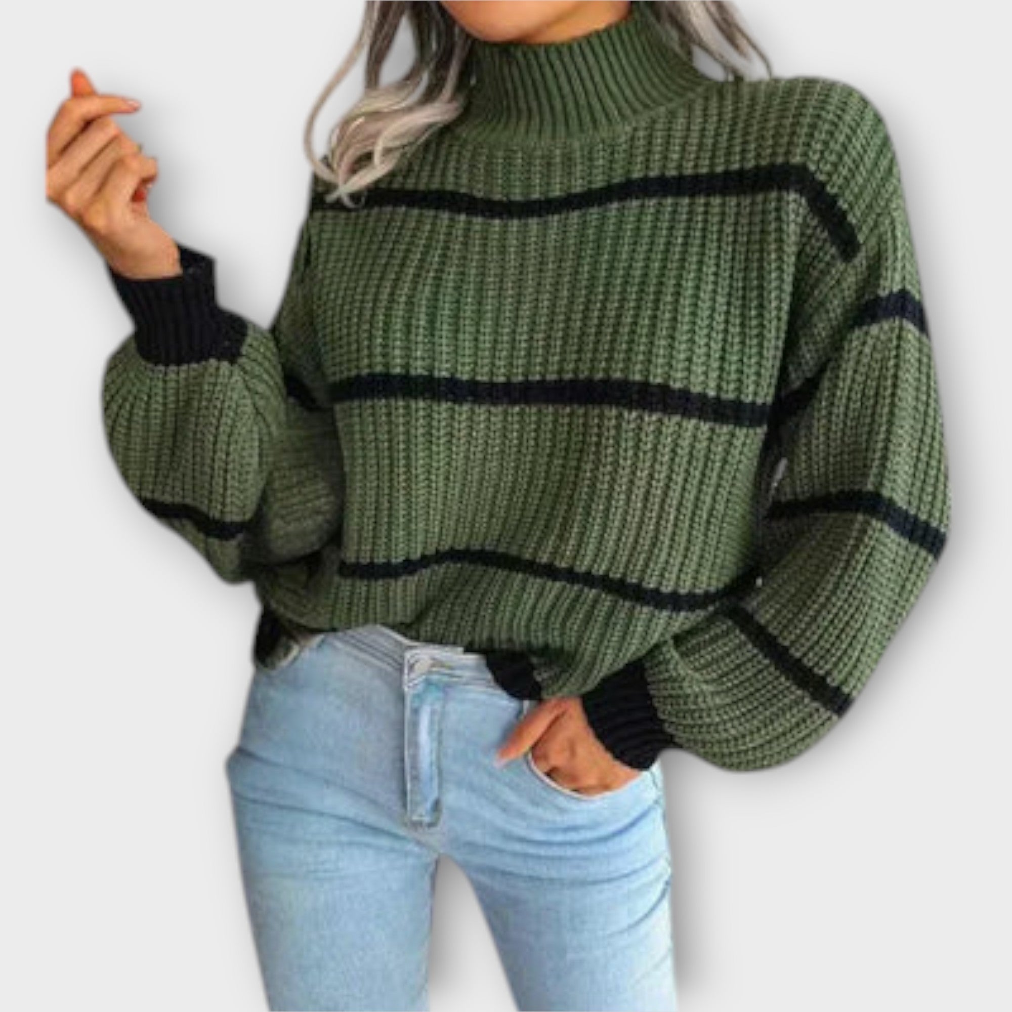 Vette™ - Maglione a righe di lusso con strisce