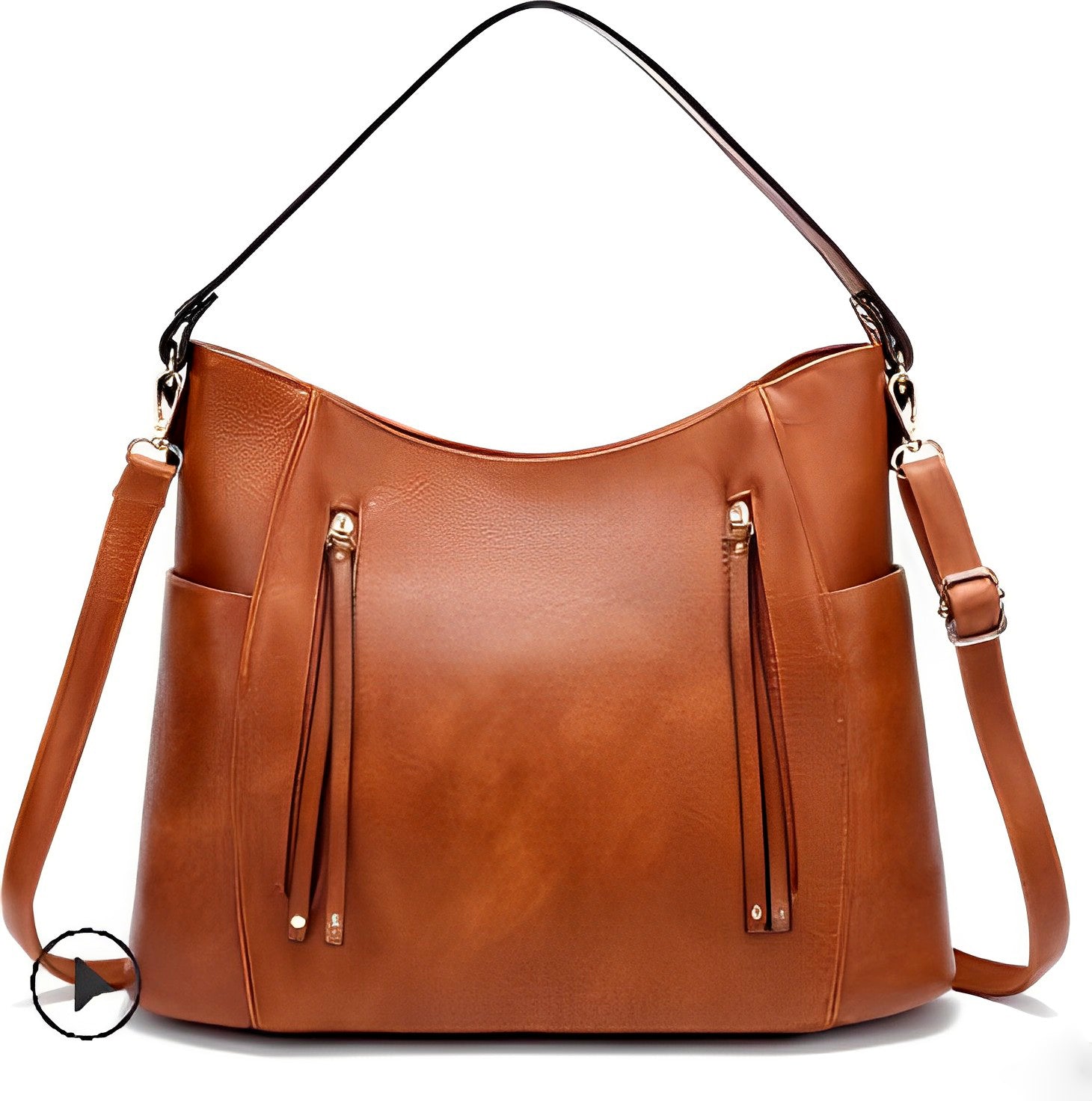 Nina | Stijlvolle Vintage Leren Tas