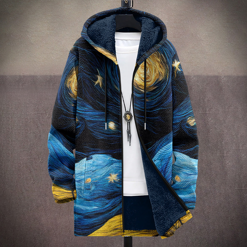 Fiammetta | Cardigan Artistico con Cappuccio