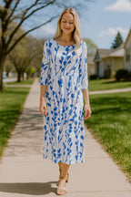 Roos | Jurk met Bloemenprint