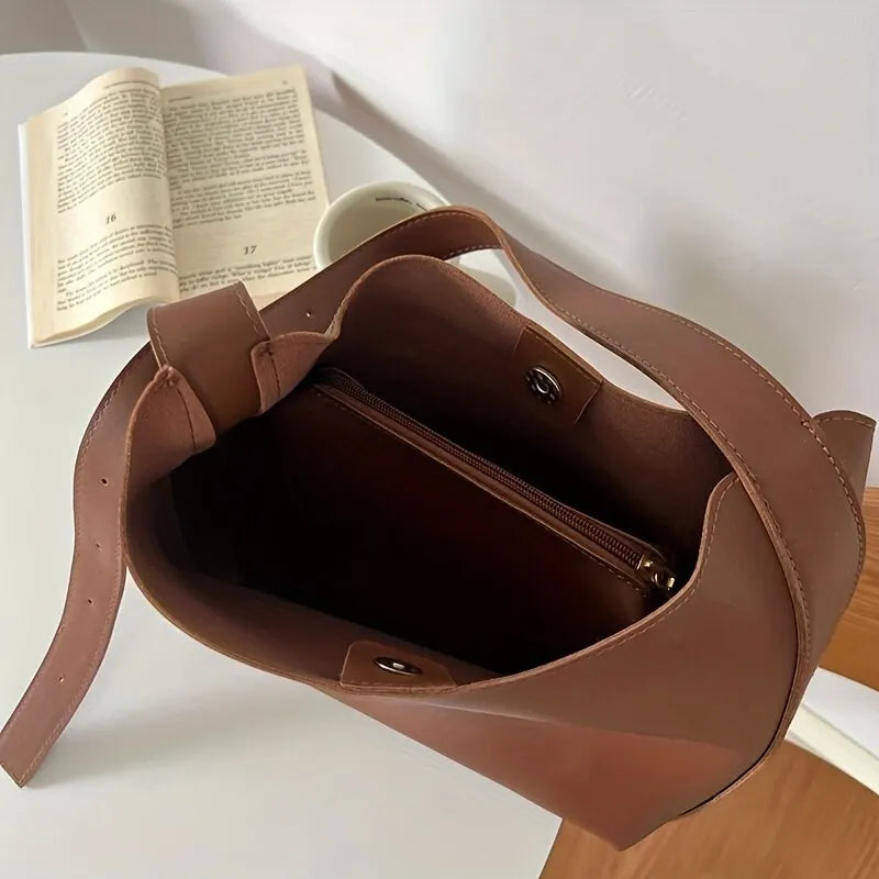 Laluna® |  Elegante Leren Schoudertas