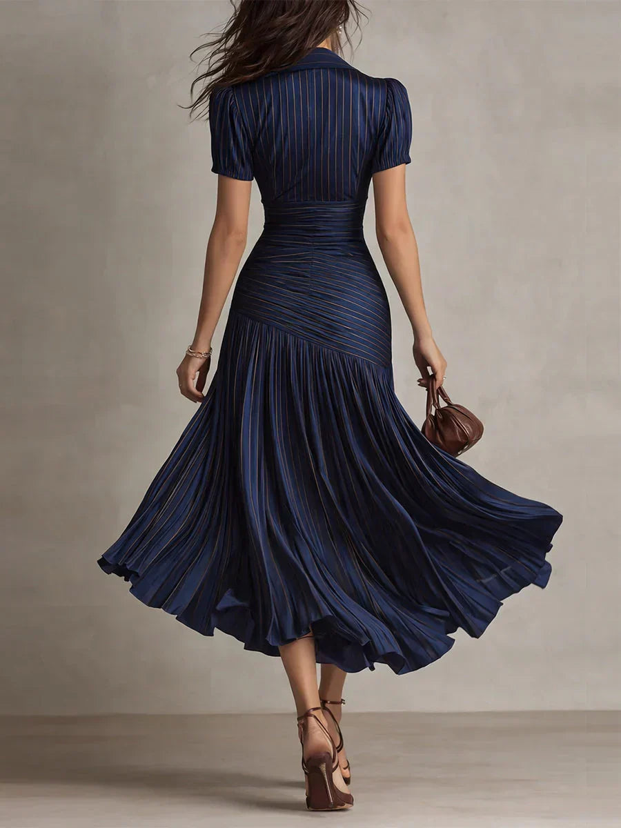 Firenze | Elegante maxi abito vintage in chiffon