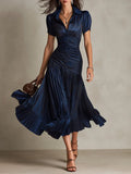 Firenze | Elegante maxi abito vintage in chiffon