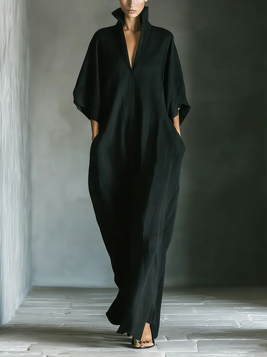 Alessandra • Lange oversize minimalistische jurk