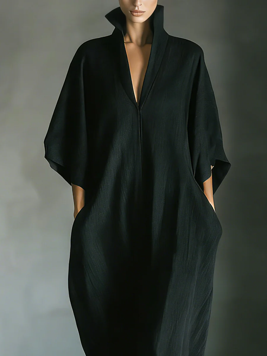 Alessandra • Lange oversize minimalistische jurk