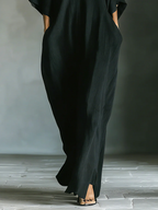 Alessandra • Lange oversize minimalistische jurk