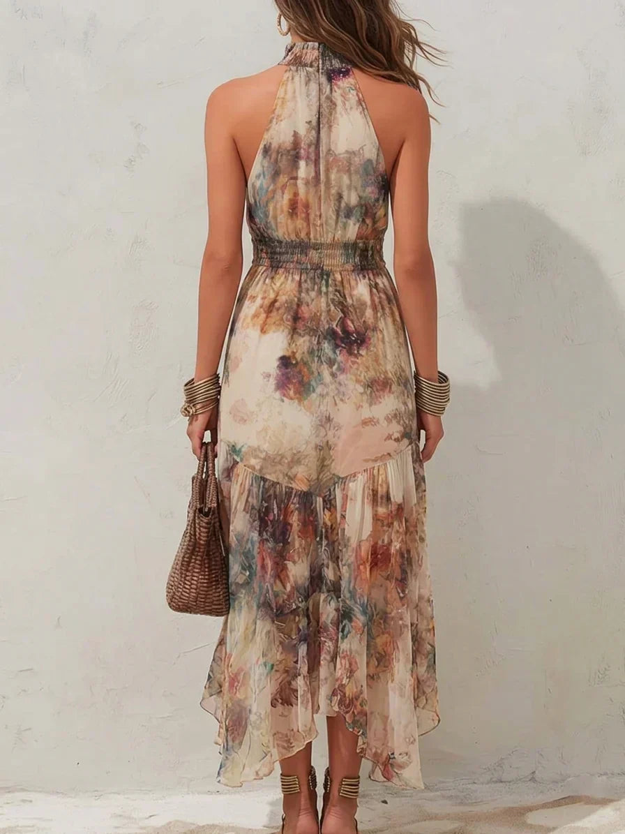 Chloe | Abito Midi Dolce Floreale Vintage