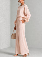 Rosalie | Completo Due Pezzi con Polsini Floreali