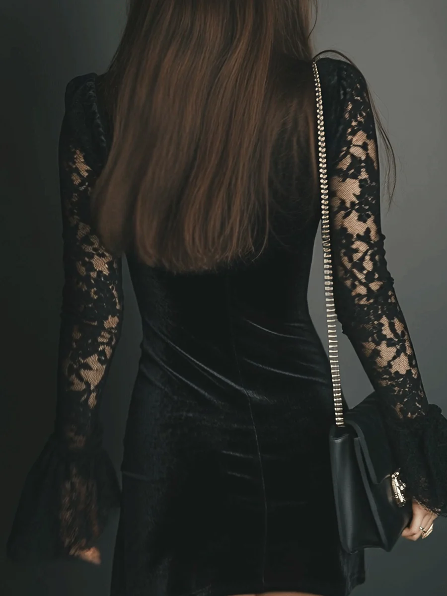 Mirellea™ – Miniabito elegante e abbottonato