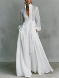 Alma | Abito Maxi Senza Tempo con Collo Elegante