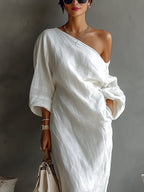 Perdita | Abito Elegante Asimmetrico