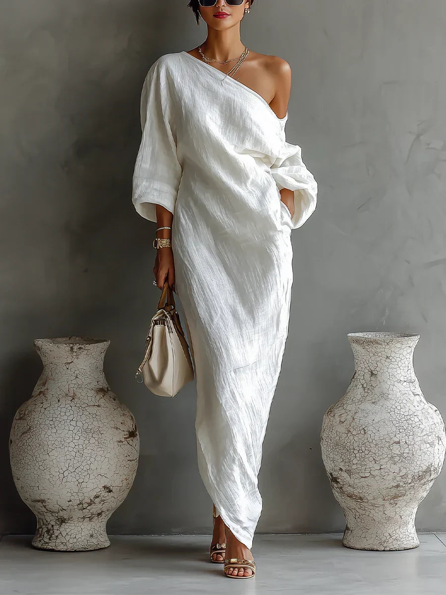 Perdita | Abito Elegante Asimmetrico