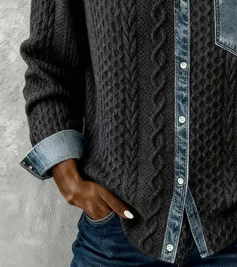 NARIELLA™ | Elegante top patchwork