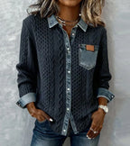 NARIELLA™ | Elegante top patchwork