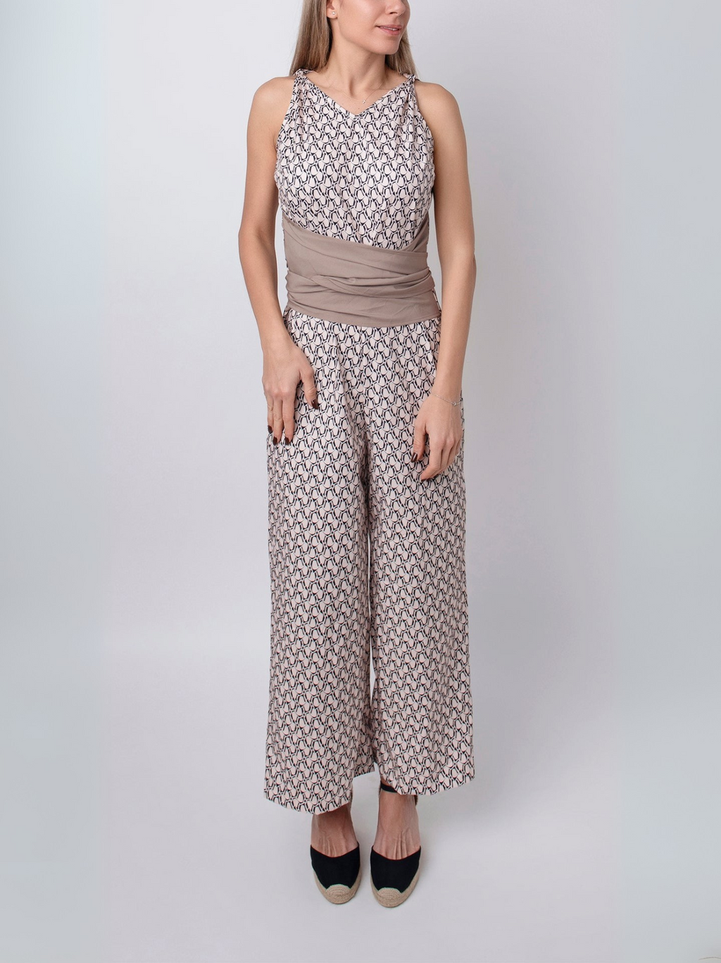 Sophie | Mouwloze Jumpsuit met Ronde Hals