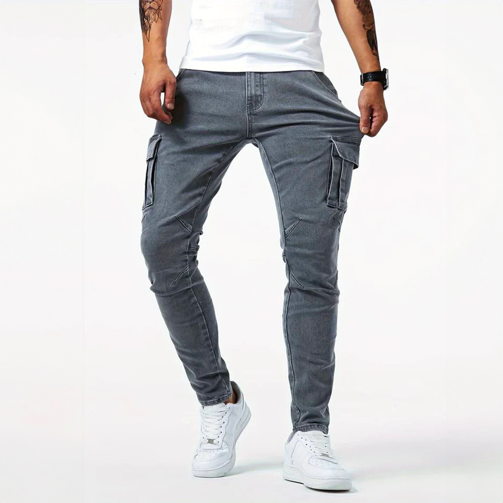 Laluna® | Jeans cargo elasticizzati
