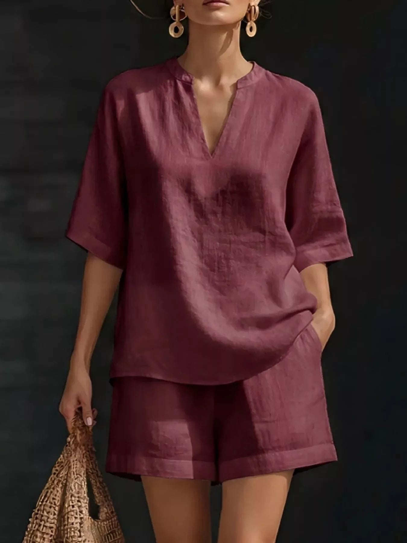 Bente | Top ha incontrato Kraag in Shortset