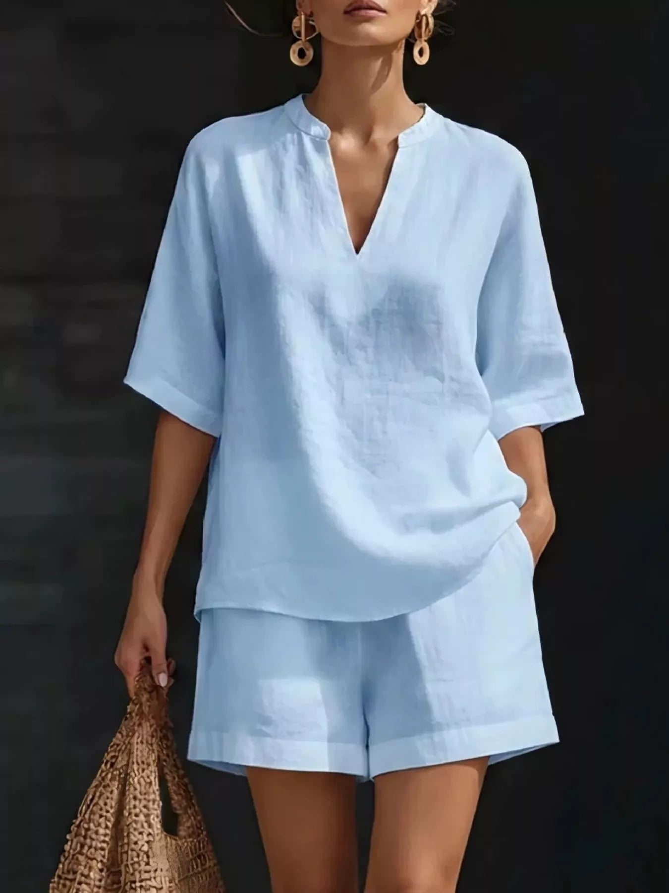 Bente | Top ha incontrato Kraag in Shortset