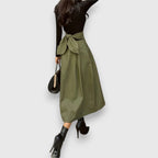 Rufina™ - Elegante midi-nederdel til festen