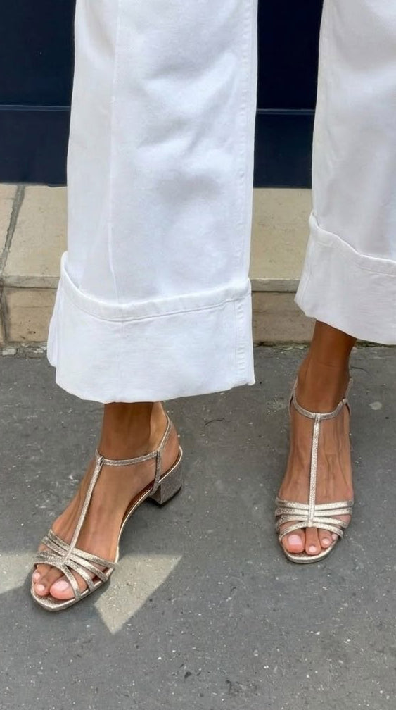 Allegra | Sandali eleganti Gouden Dagelijkse