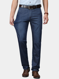 Jean Van Rekbaar Denim Met Een Klassieke Passvorm Voor Mannen