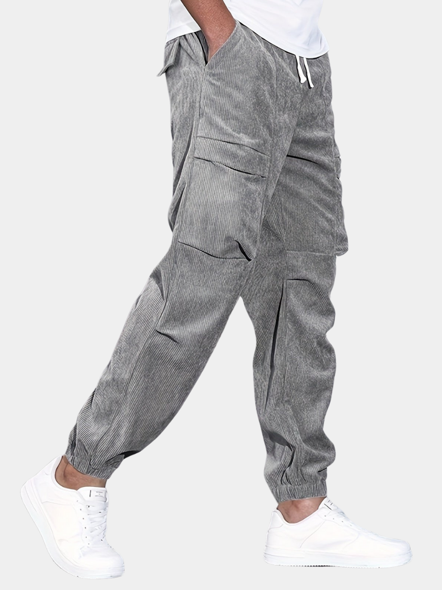 Laluna® | Broek di carico in velluto a coste
