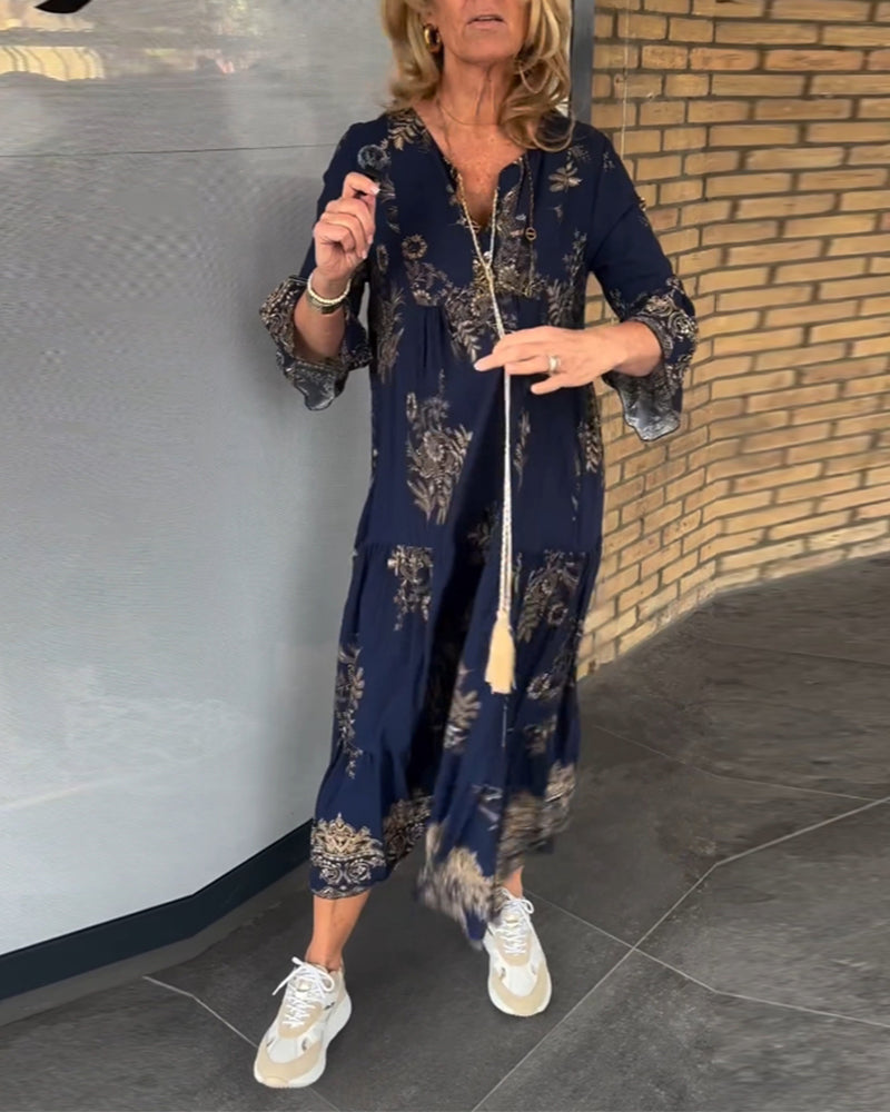 Leonore™ – Løs Maxi Kjole