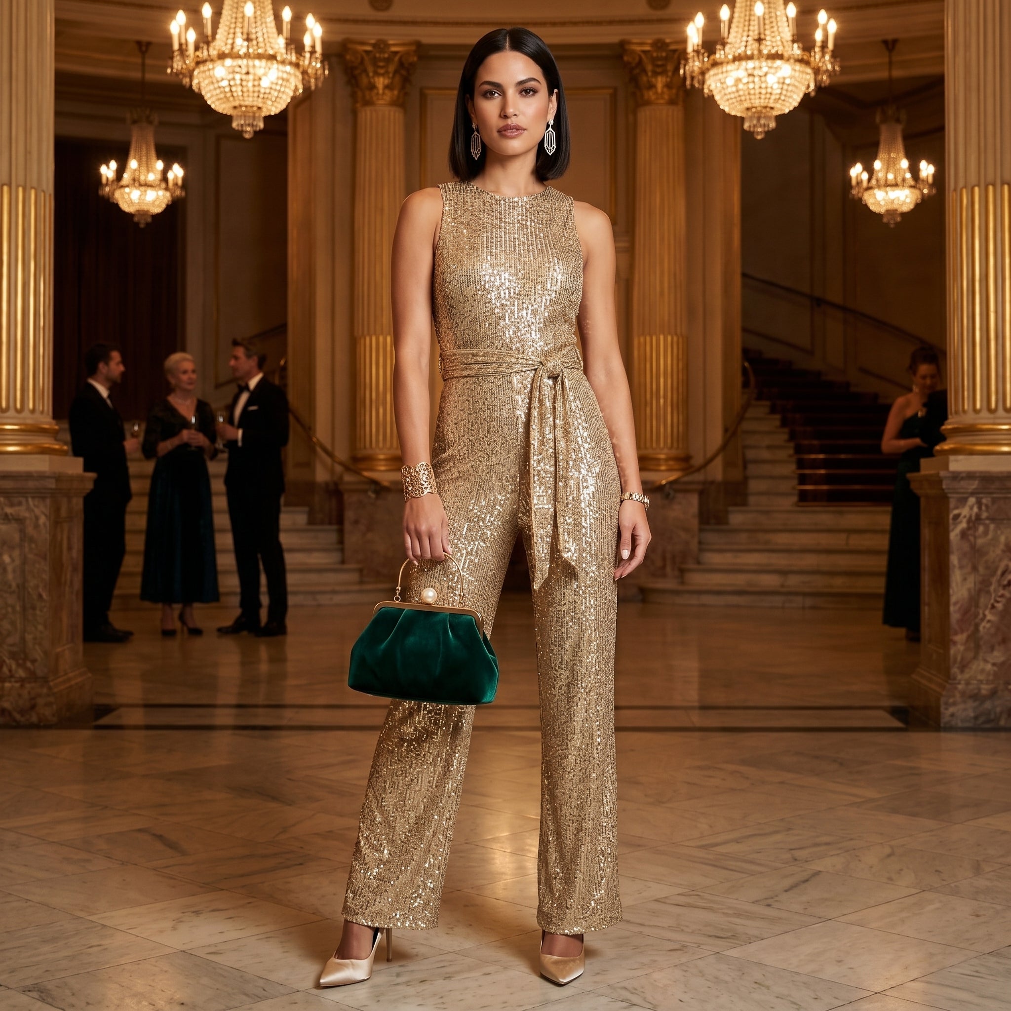 Madalena - Tuta in pelle per feste: glamour e glamour