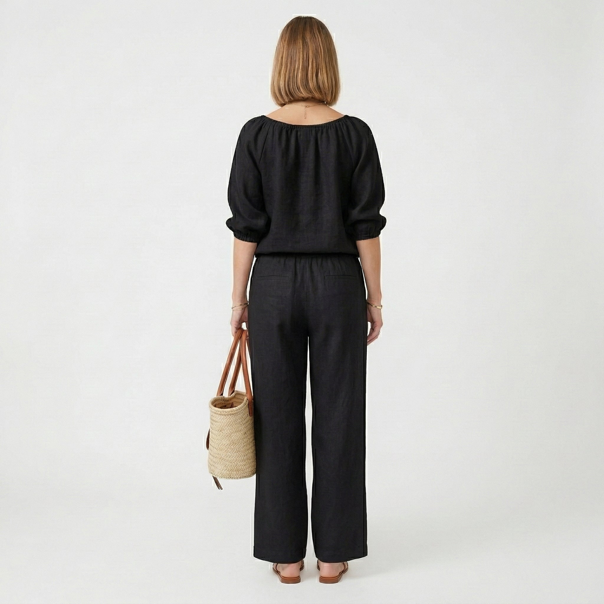 Madalena - Flydende lined sæt, let og elegante