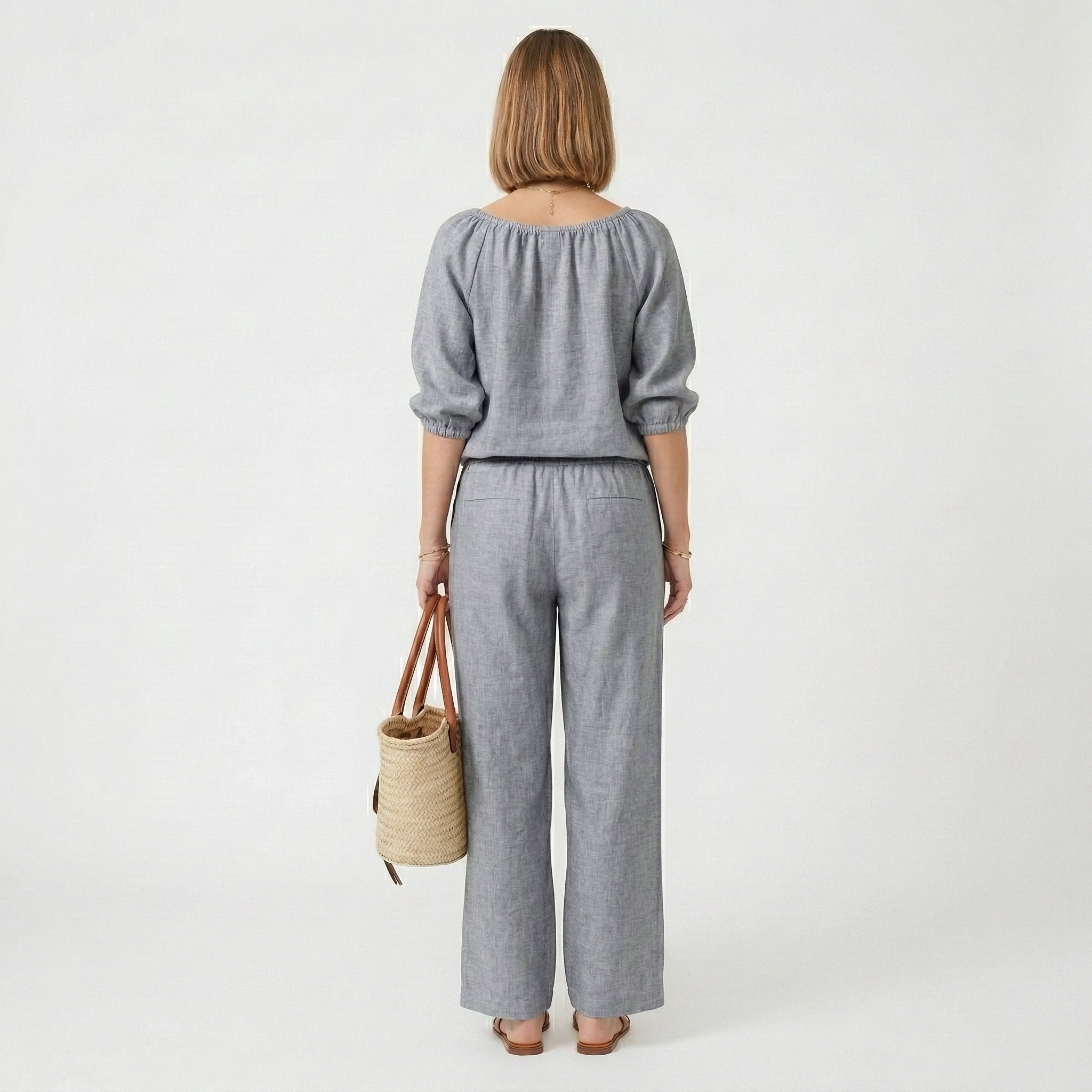 Madalena - Flydende lined sæt, let og elegante
