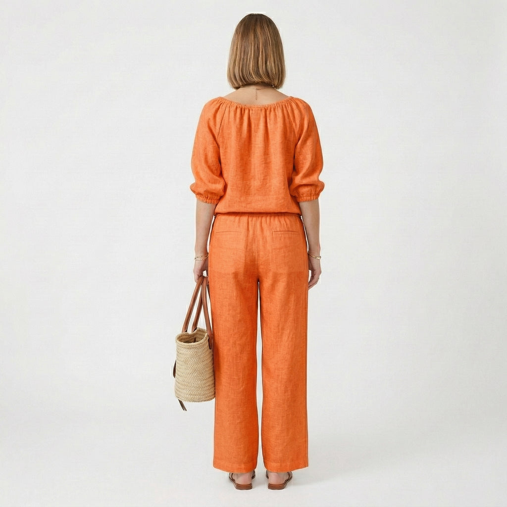 Madalena - Flydende lined sæt, let og elegante