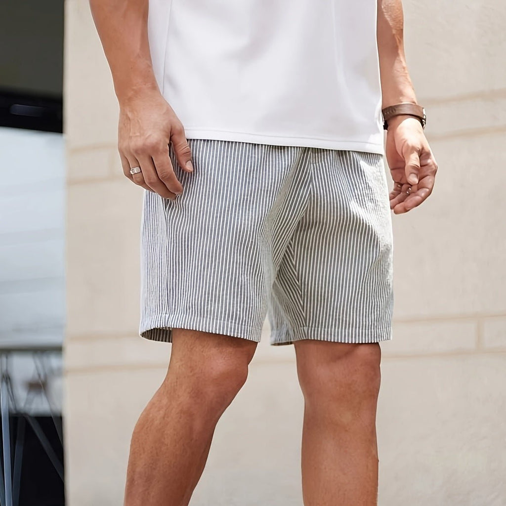 Alvento Gestreepte Korte Broek